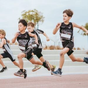 kids running